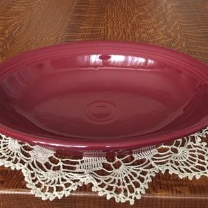 Fiesta Retired Cinnabar Deep Oval Serving Dish